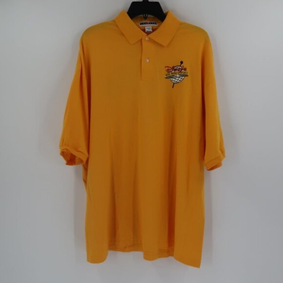 Disney's Wild World of Sports Yellow Polo Shirt Size XXL - Picture 1 of 7